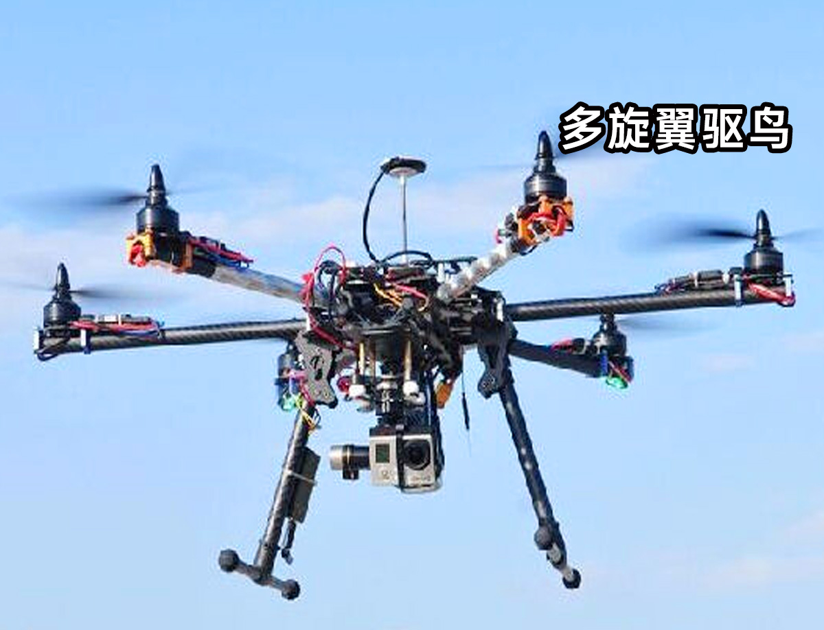 多旋翼驅(qū)鳥無(wú)人機(jī)