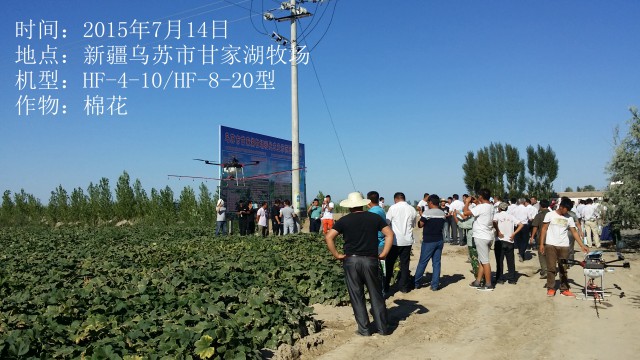 2015年7月14日烏蘇市甘家湖牧場棉花作業